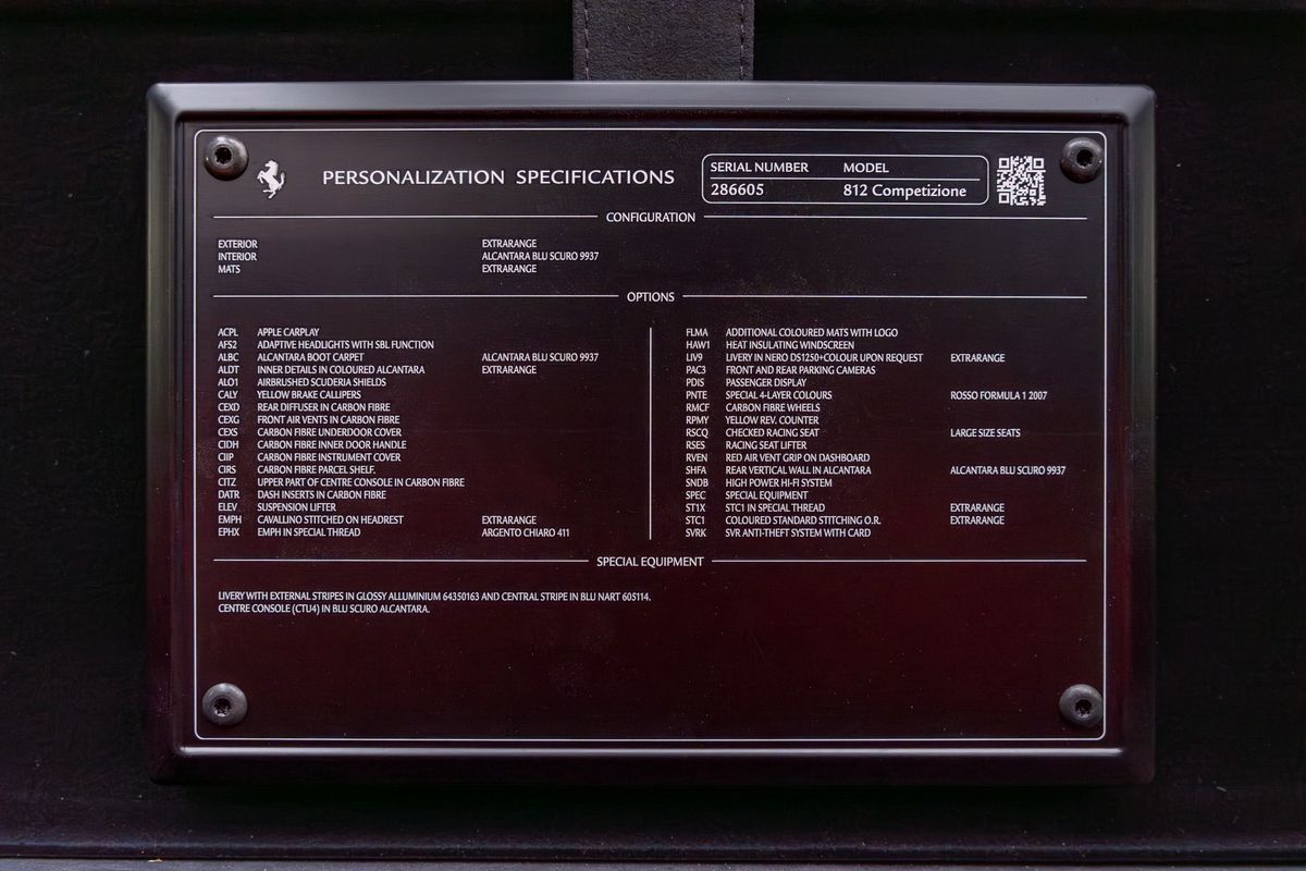 2023 Ferrari 812 Competizione